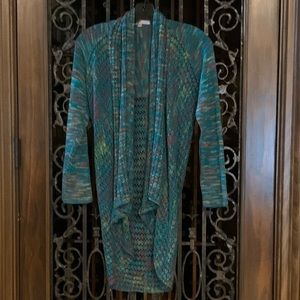 Joy Joy Shawl Collar Cardigan-mint cond!